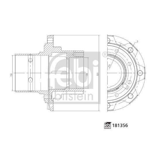 181356 - Wheel hub 