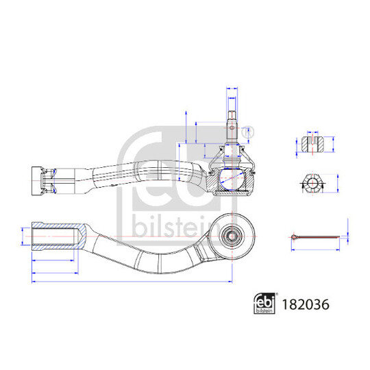 182036 - Tie rod end 