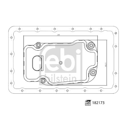 182173 - Hydraulic Filter Set, automatic transmission 