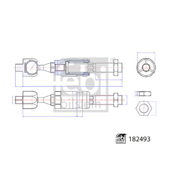 182493 - Tie Rod Axle Joint 