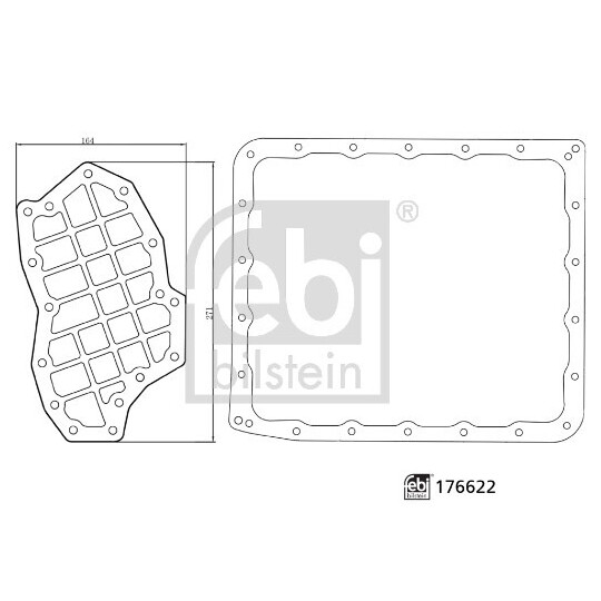 176622 - Hydraulic Filter Set, automatic transmission 