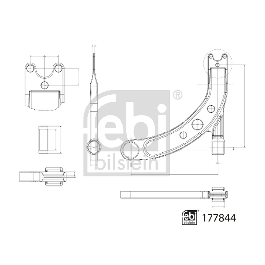 177844 - Track Control Arm 