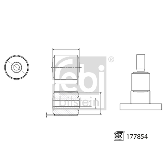 177854 - Bearing, wheel bearing housing 