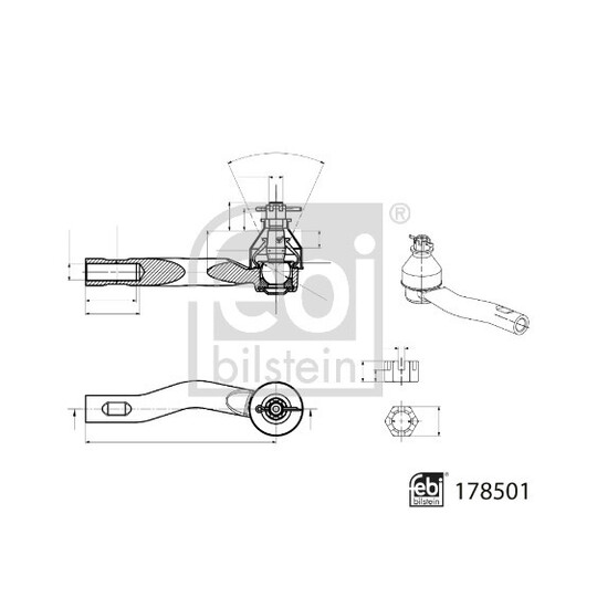 178501 - Tie rod end 