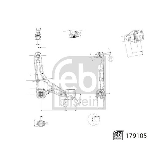 179105 - Track Control Arm 