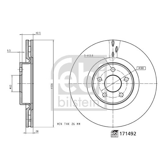 171492 - Bromsskiva 