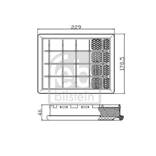 174013 - Filter, crankcase breather 