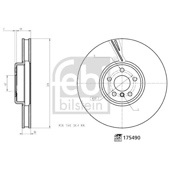 175490 - Brake Disc 