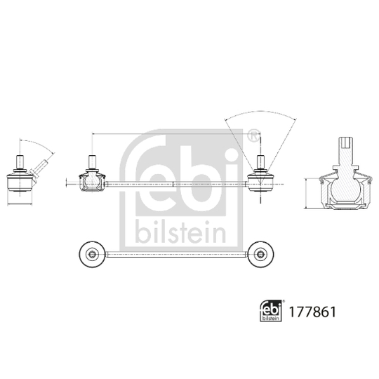 177861 - Rod/Strut, stabiliser 