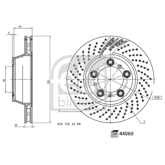 44060 - Bromsskiva 