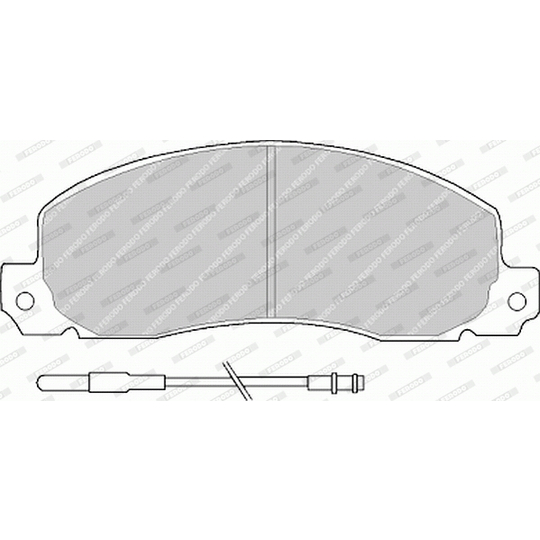 FVR414 - Brake Pad Set, disc brake 