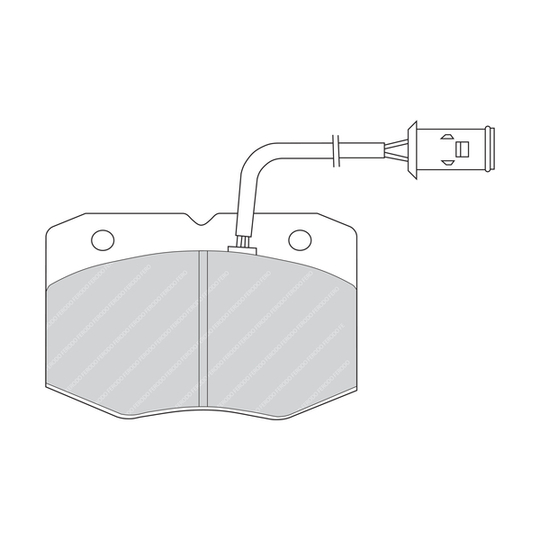 FVR713 - Brake Pad Set, disc brake 