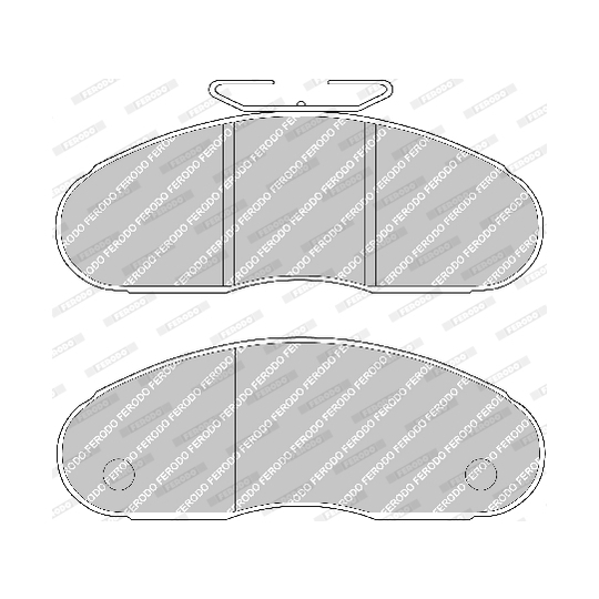 FVR791 - Brake Pad Set, disc brake 