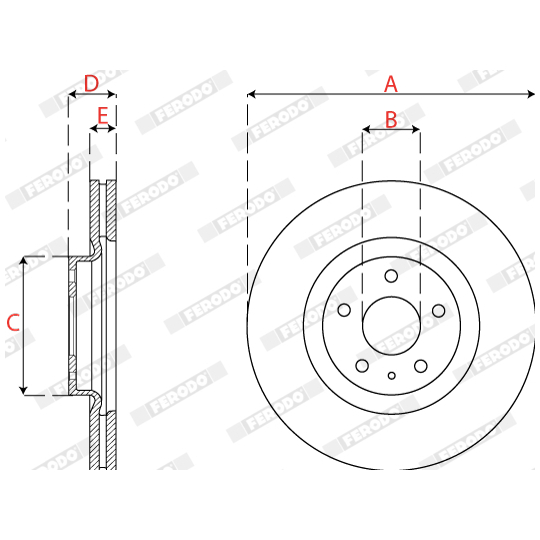 DDF2789C - Brake Disc 