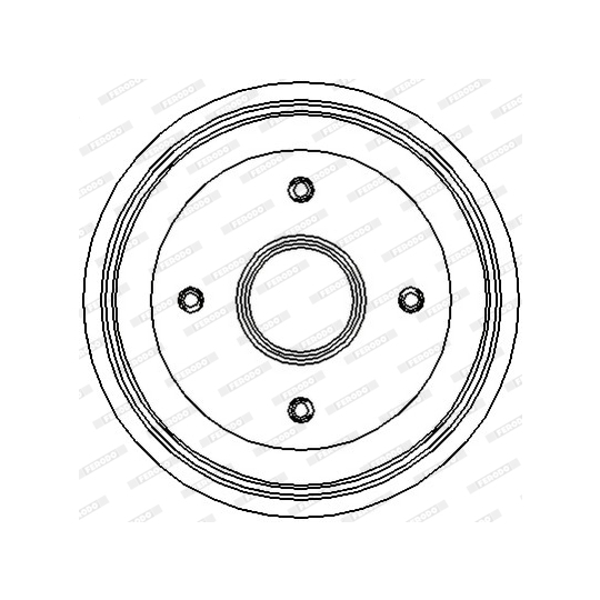 FDR329122 - Brake Drum 