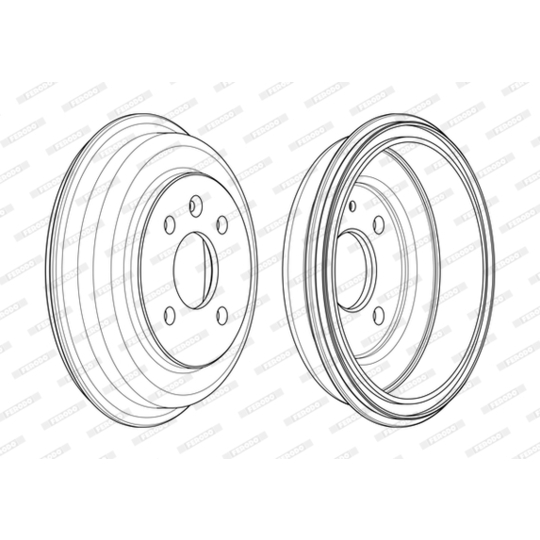 FDR329803 - Brake Drum 