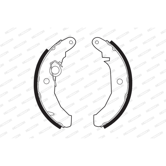 FSB187 - Brake Shoe Set 