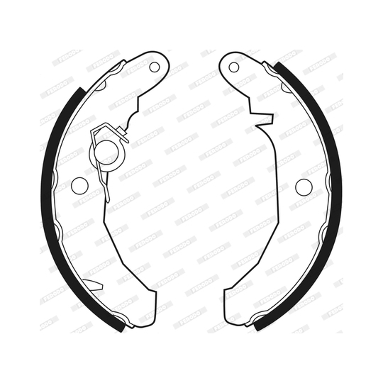 FSB187 - Brake Shoe Set 