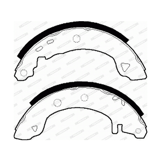 FSB401 - Brake Shoe Set 