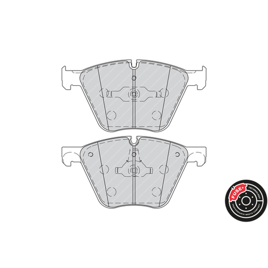 FDB4258 - Brake Pad Set, disc brake 