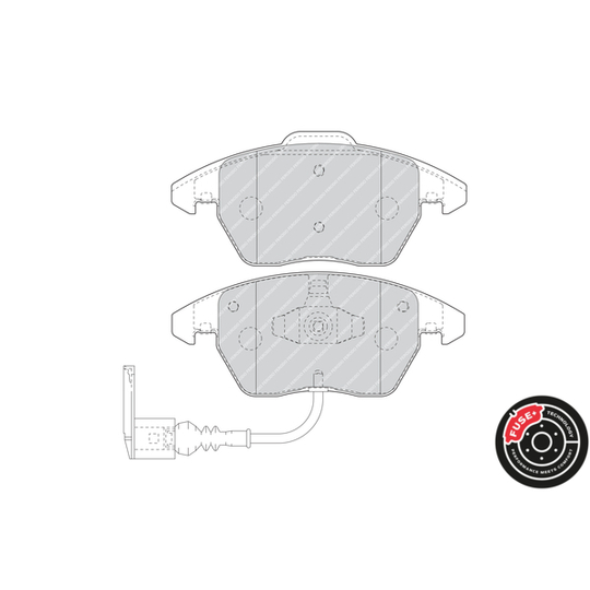 FDB1641 - Brake Pad Set, disc brake 