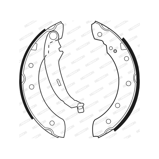 FSB519 - Brake Shoe Set 