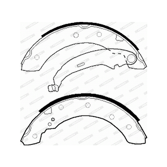 FSB519 - Brake Shoe Set 