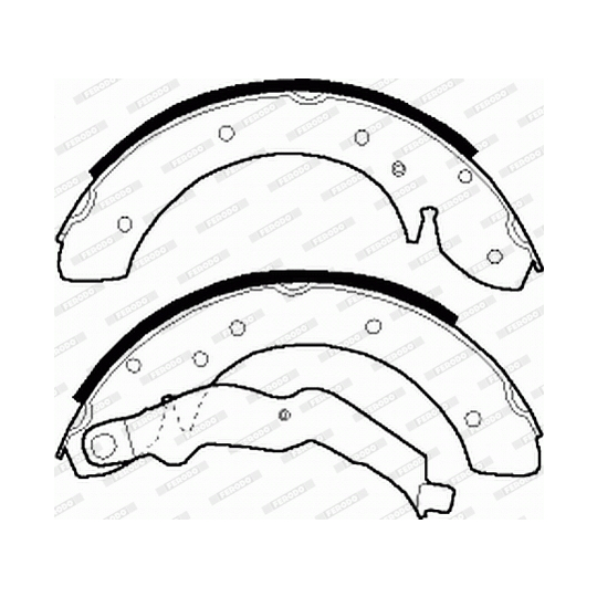 FSB529 - Brake Shoe Set 