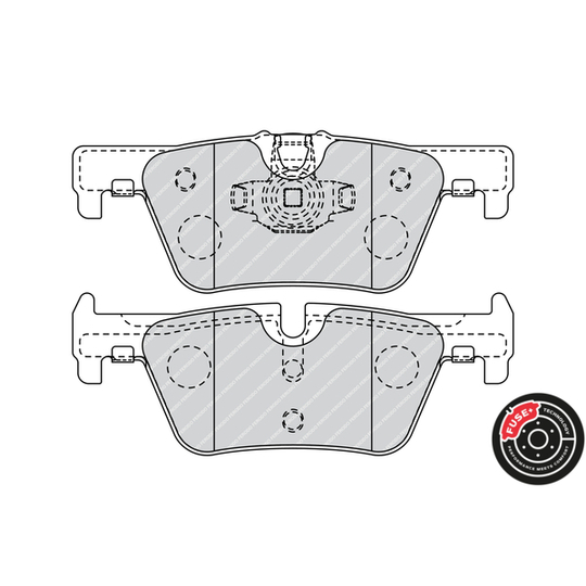 FDB4670 - Brake Pad Set, disc brake 