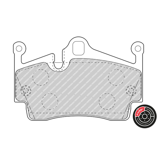 FDB4965 - Brake Pad Set, disc brake 