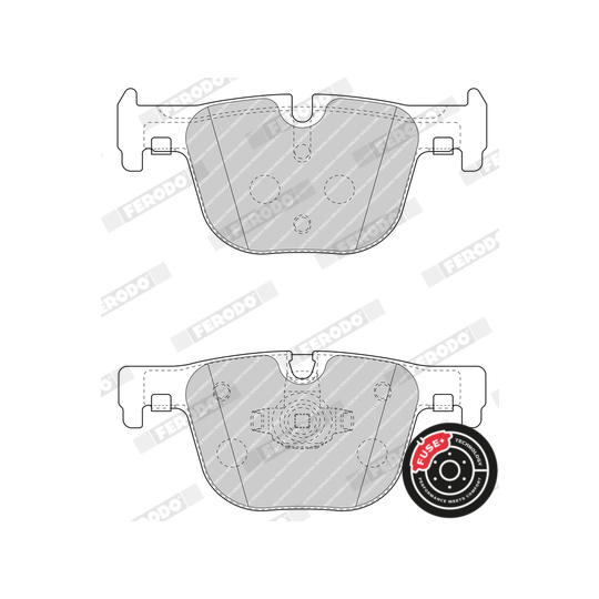 FDB4687 - Brake Pad Set, disc brake 