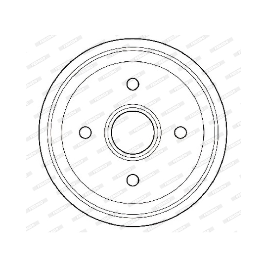 FDR329158 - Brake Drum 