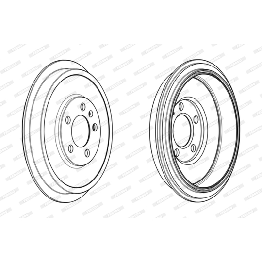 FDR329250 - Brake Drum 