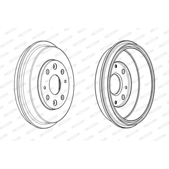 FDR329322 - Brake Drum 