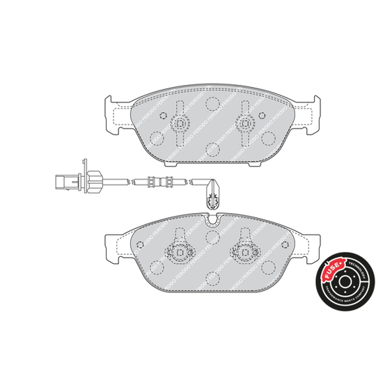 FDB4397 - Brake Pad Set, disc brake 
