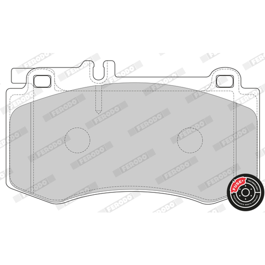 FDB4694 - Brake Pad Set, disc brake 
