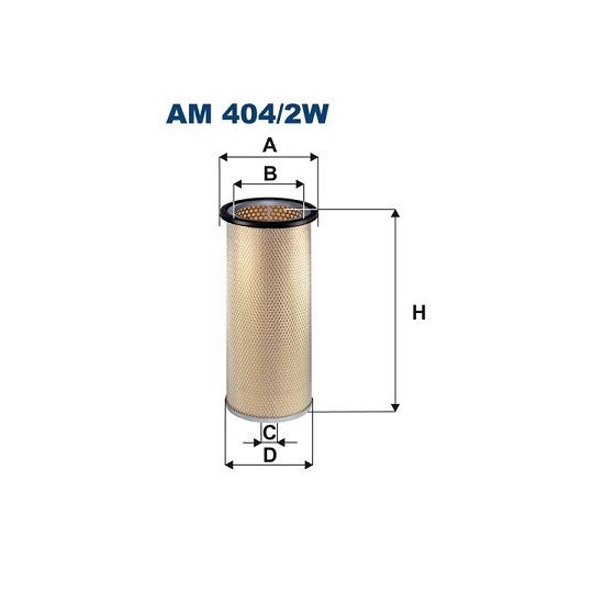 AM 404/2W - Secondary Air Filter 