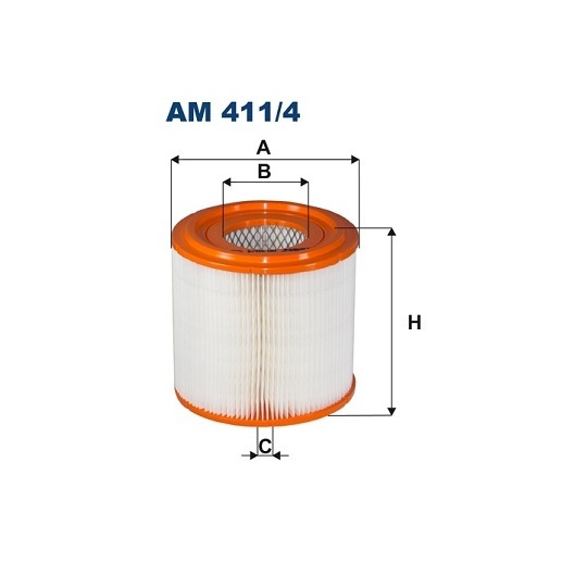 AM 411/4 - Air filter 