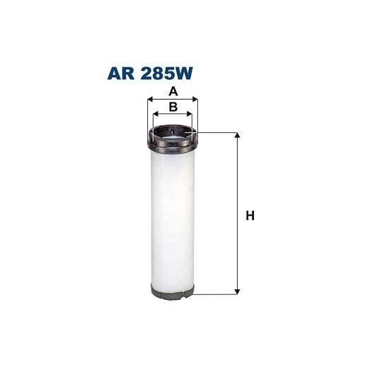 AR 285W - Sekundärluftfilter 