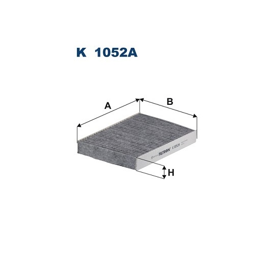 K 1052A - Filter, kupéventilation 