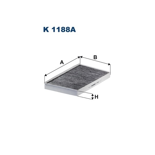 K 1188A - Filter, interior air 