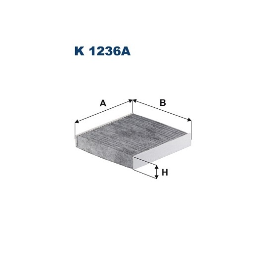K 1236A - Filter, kupéventilation 