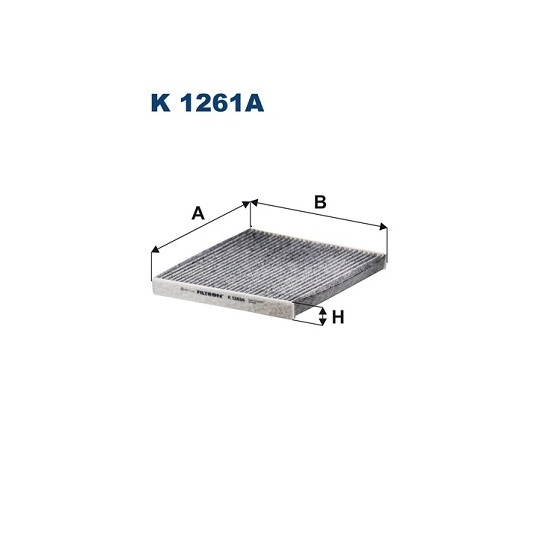 K 1261A - Filter, interior air 