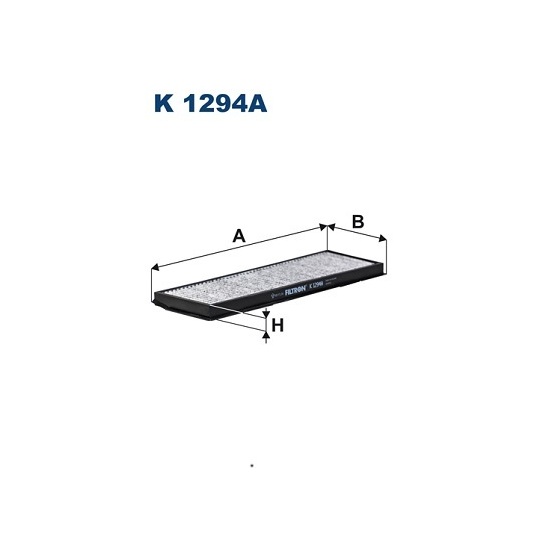 K 1294A - Filter, kupéventilation 