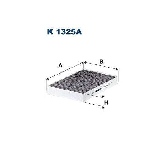 K 1325A - Filter, interior air 