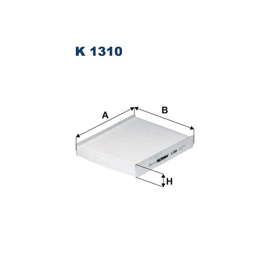 K 1310 - Filter, interior air 