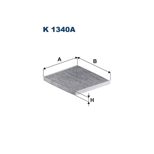 K 1340A - Filter, kupéventilation 