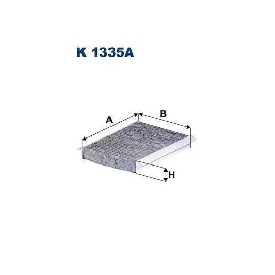 K 1335A - Filter, kupéventilation 