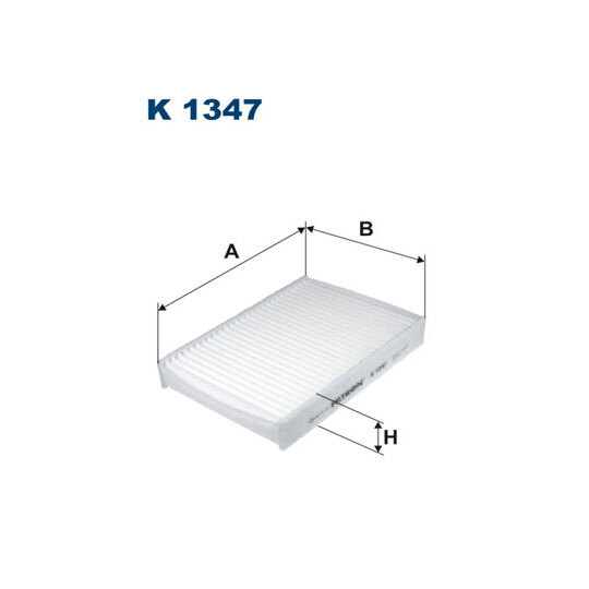 K 1347 - Filter, interior air 