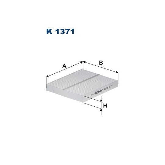 K 1371 - Suodatin, sisäilma 